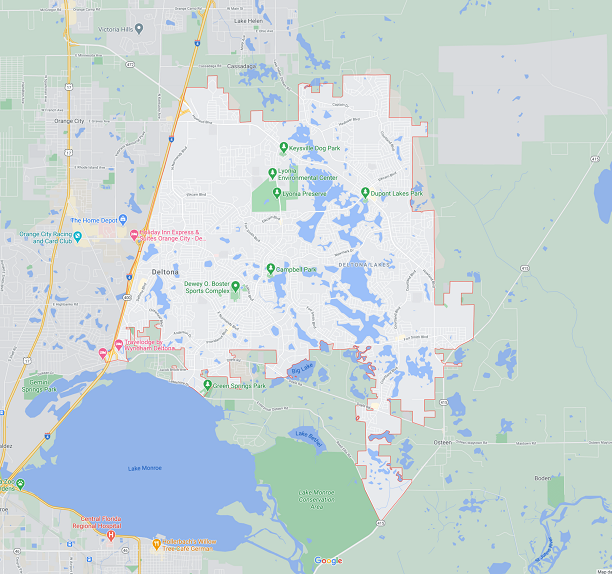 Deltona Map
